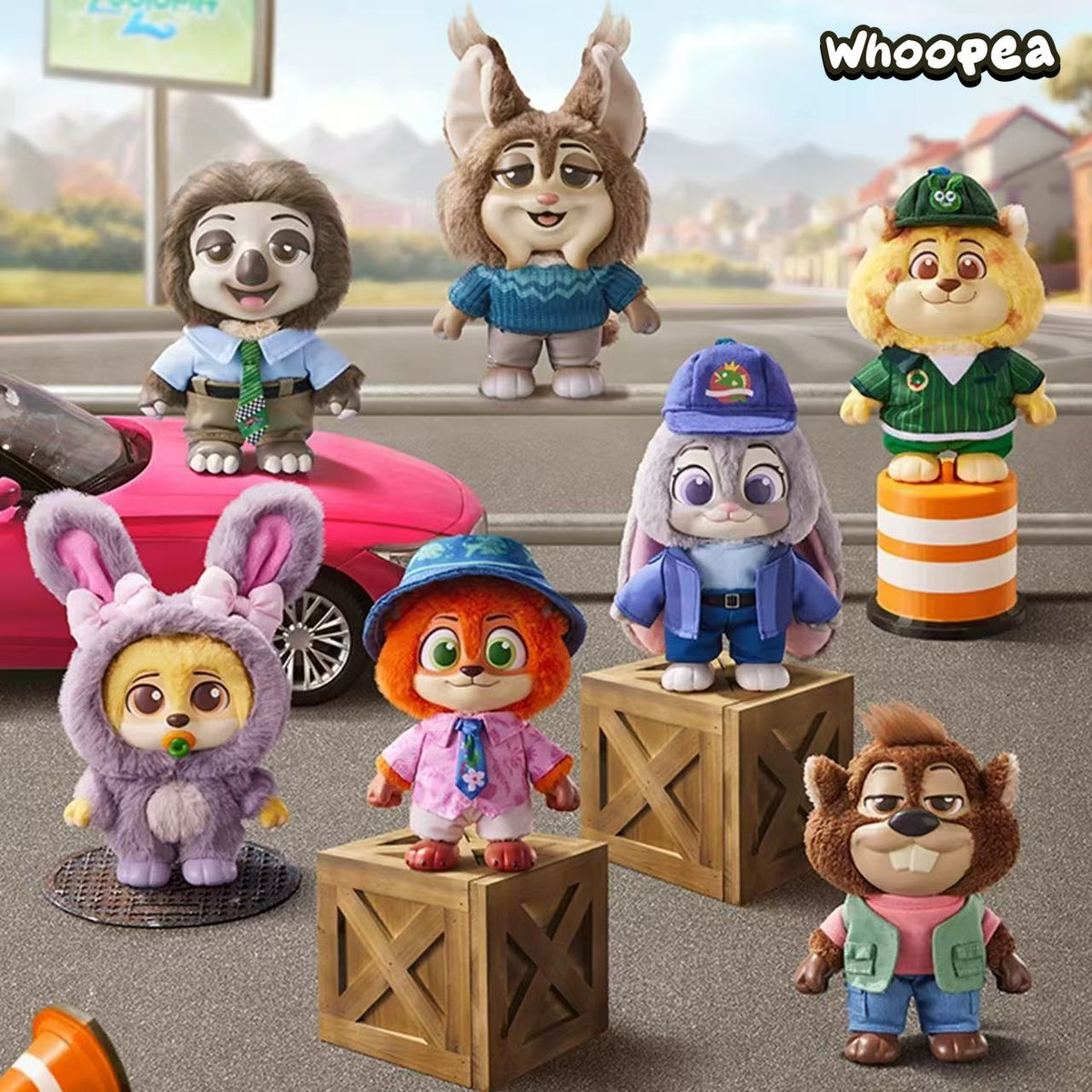 MINISO Zootopia V2 Daily Life Vinyl Plush Pendant Blind Box