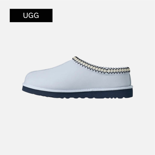 UGG Men's Tasman II Nubuck Sheepskin Slippers in Sky Blue