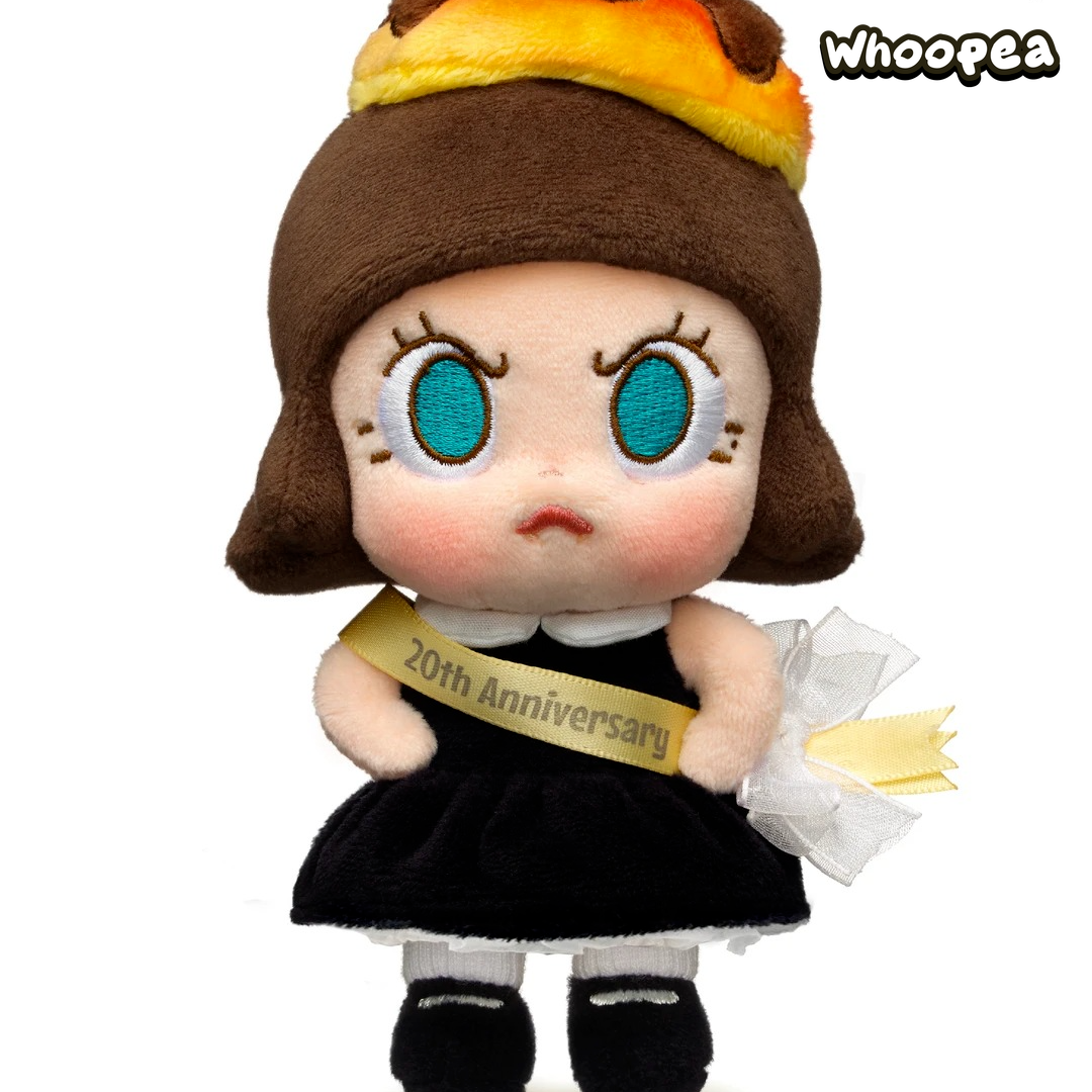 POP MART Angry Molly 20th Anniversary K Party Edition Plush Toy Hanging Card