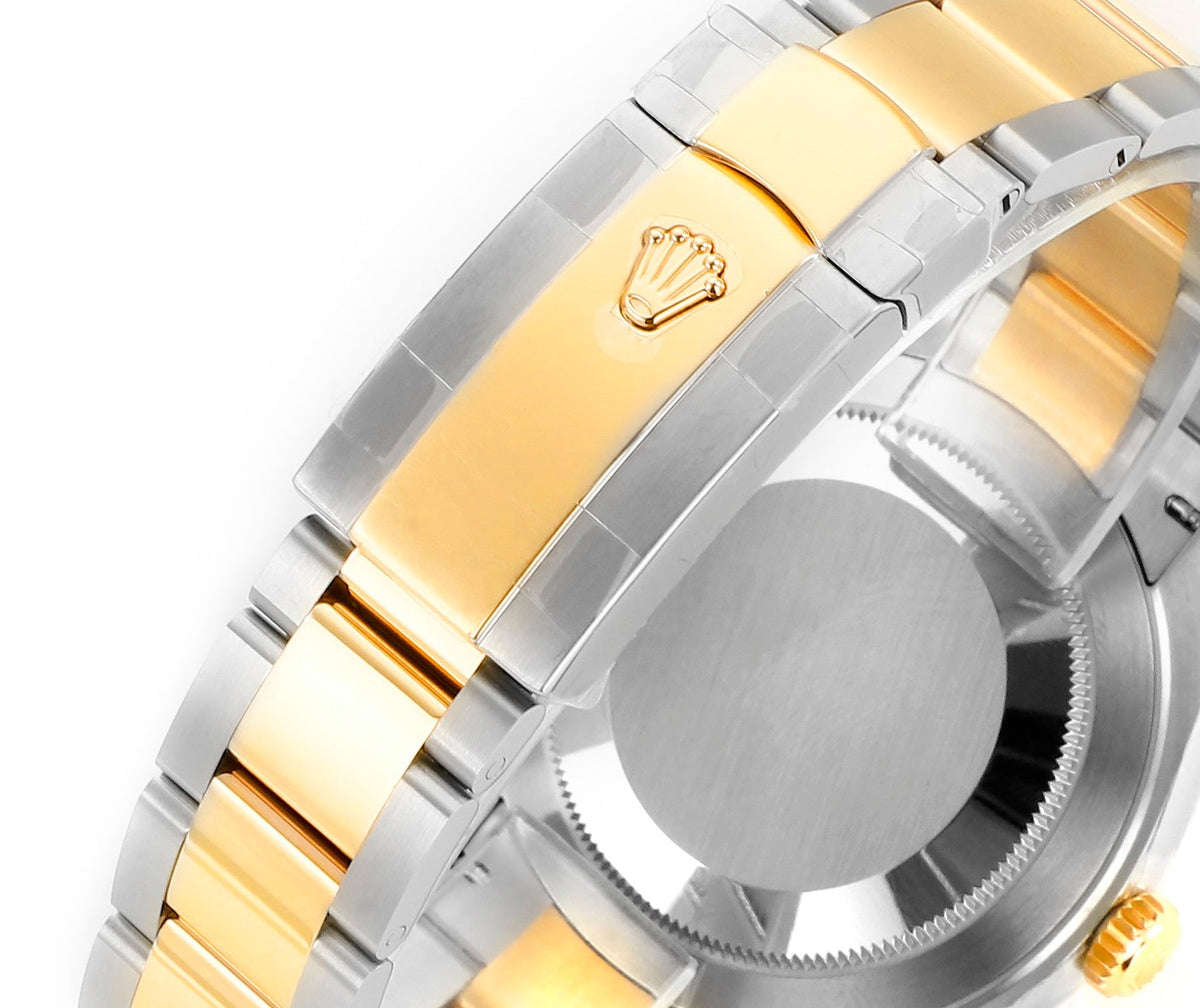 Gold & Steel Black 41MM Watch