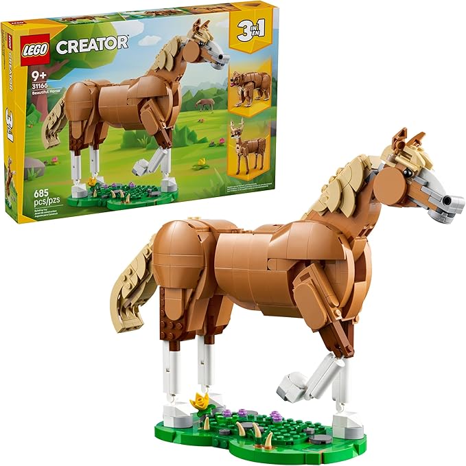LEGO® Creator 3-in-1 Beautiful Horse (31166)