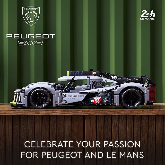 LEGO® Technic PEUGEOT 9X8 24H Le Mans Hybrid Hypercar (42156)