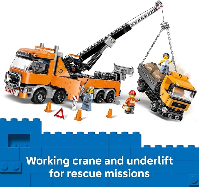 LEGO® City Heavy-Duty Recovery Tow Truck with Crane (60467)
