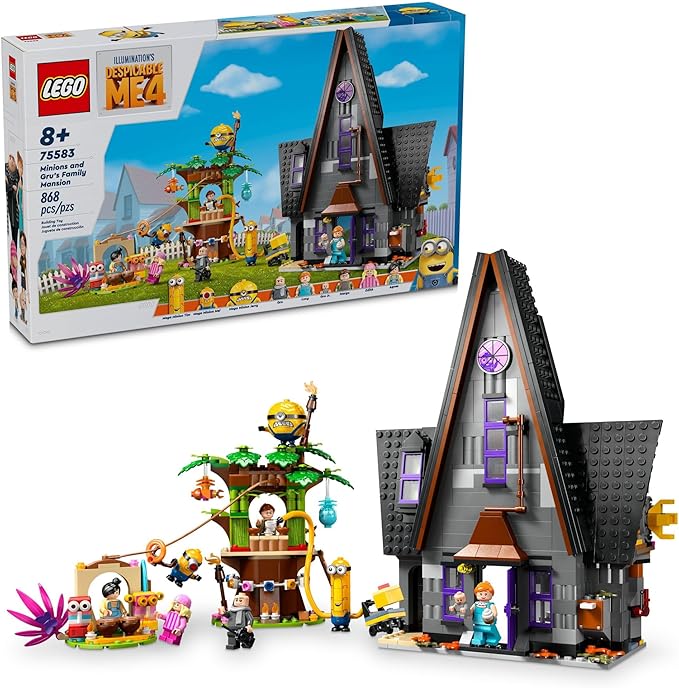 LEGO® Despicable Me 4 Minions and Gru's Family Mansion (75583)