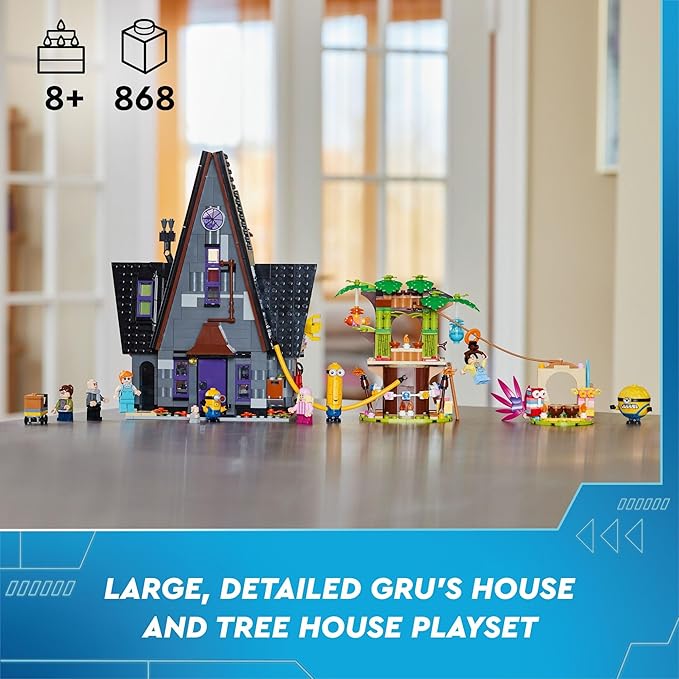 LEGO® Despicable Me 4 Minions and Gru's Family Mansion (75583)