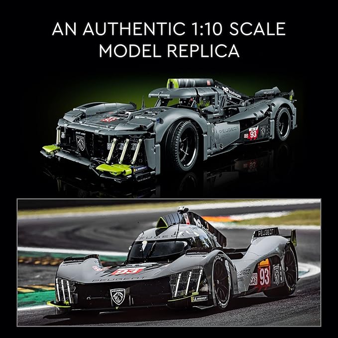 LEGO® Technic PEUGEOT 9X8 24H Le Mans Hybrid Hypercar (42156)