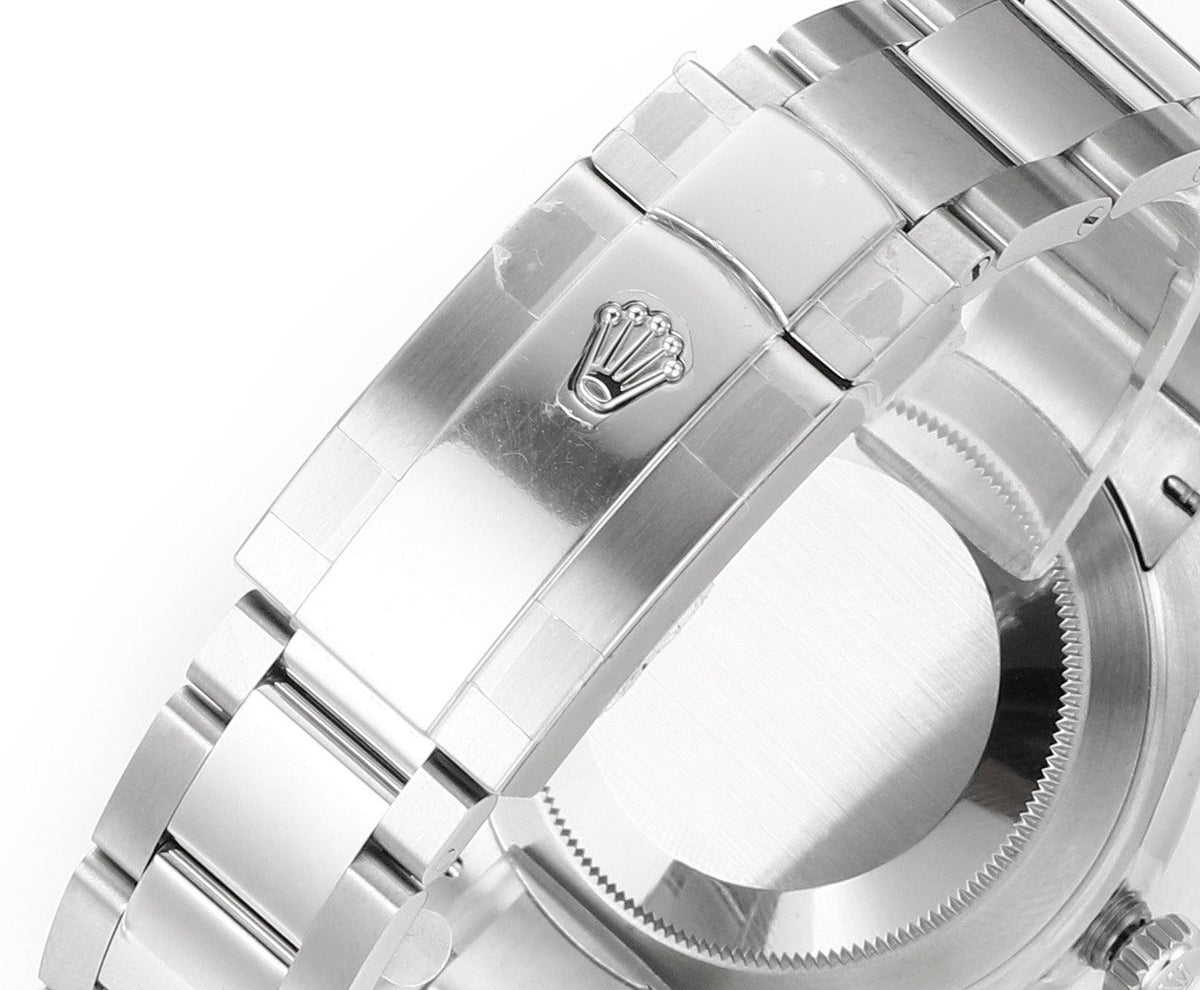 Steel & White 41MM Watch