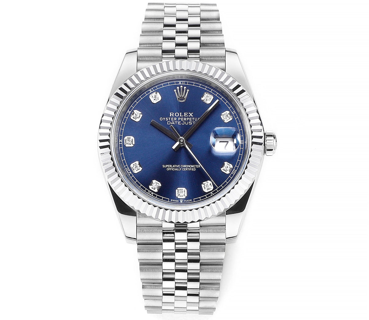 Blue & Diamond 41MM Watch