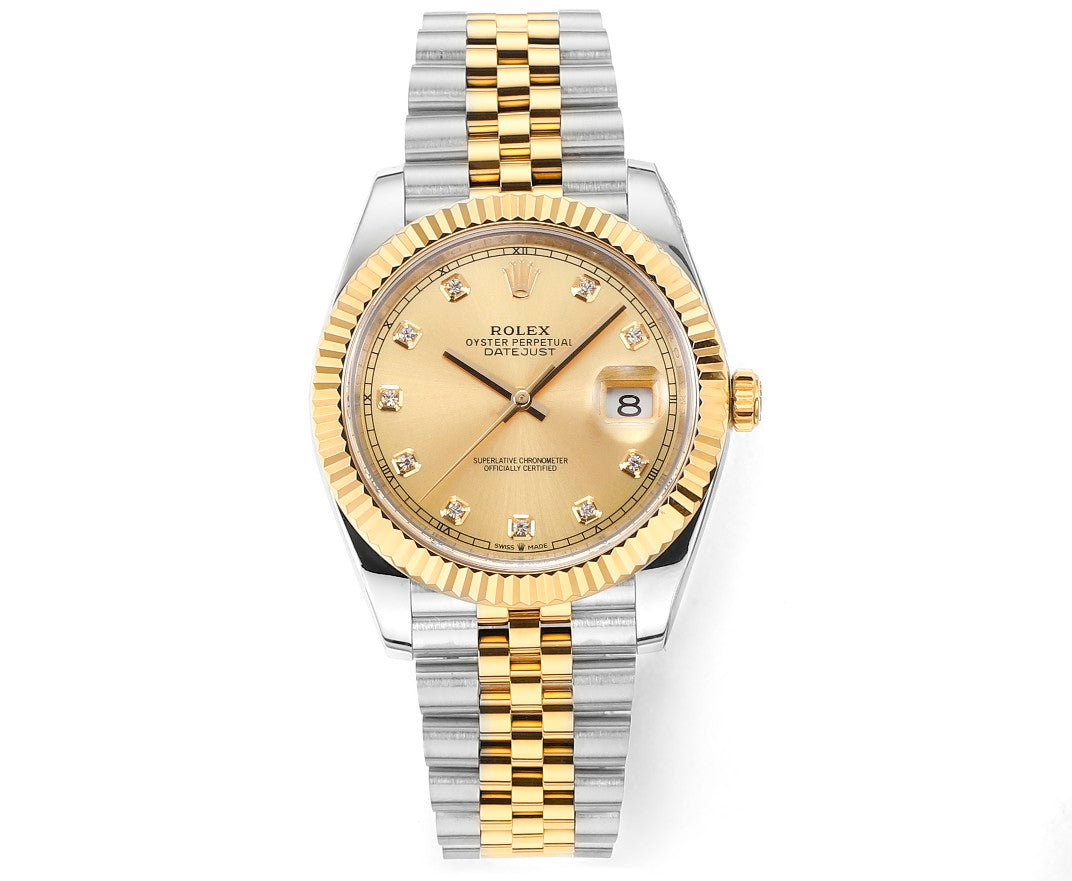 Champagne Swarovski Diamond 41MM Watch