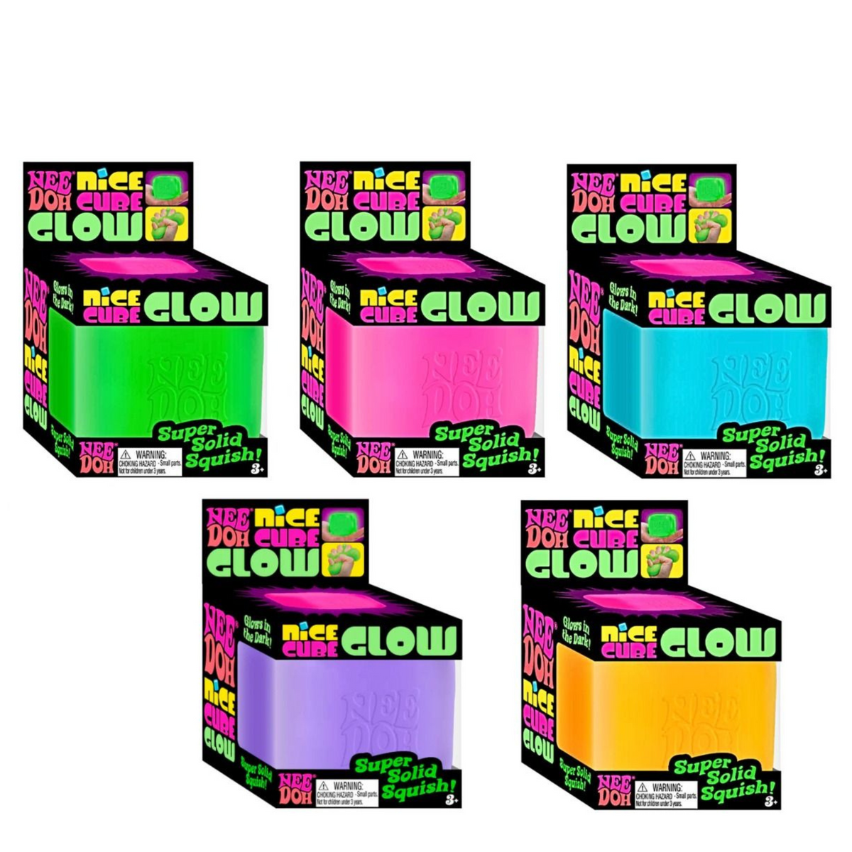 NeeDoh | Nice Cube | Glow in the Dark
