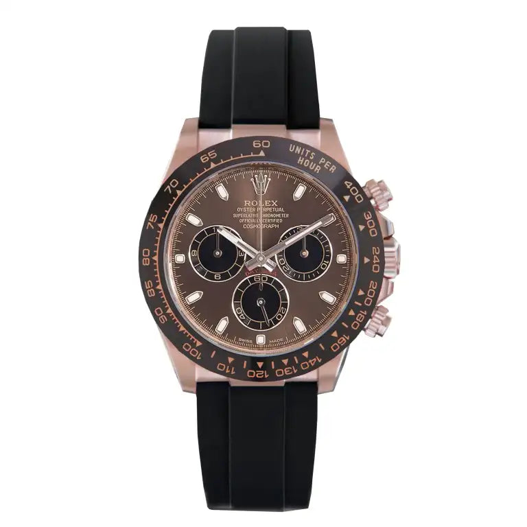 RLX Daytona Rose Gold with chocolate Dial Black Ceramic Bezel Oyste