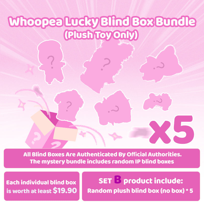 Whoopea Lucky Blind Box Bundle (Plush Toy Only)