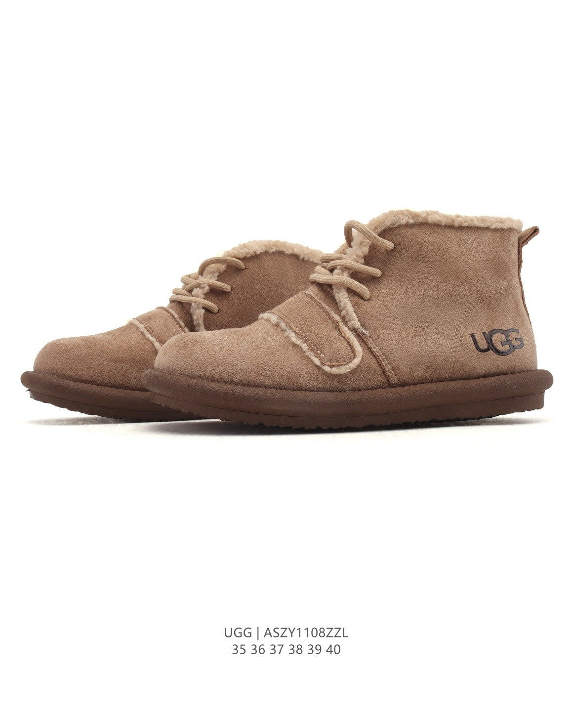UGG Mid-Height Sheepskin Snow Boots