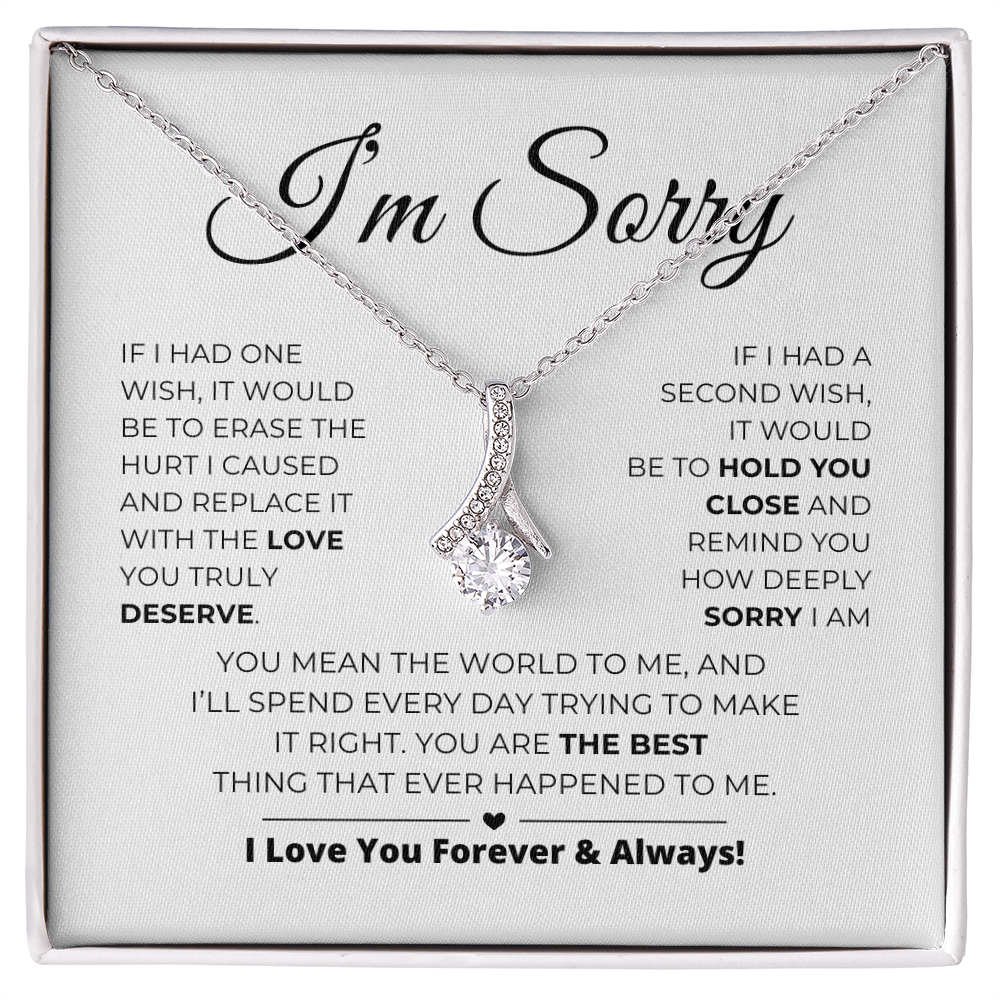 I'm Sorry - You Mean The World To Me - Alluring Beauty Necklace