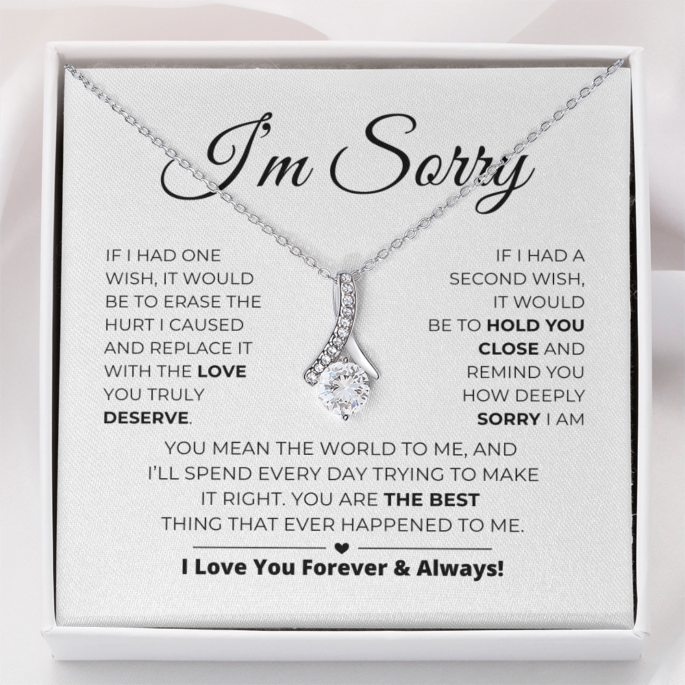 I'm Sorry - You Mean The World To Me - Alluring Beauty Necklace
