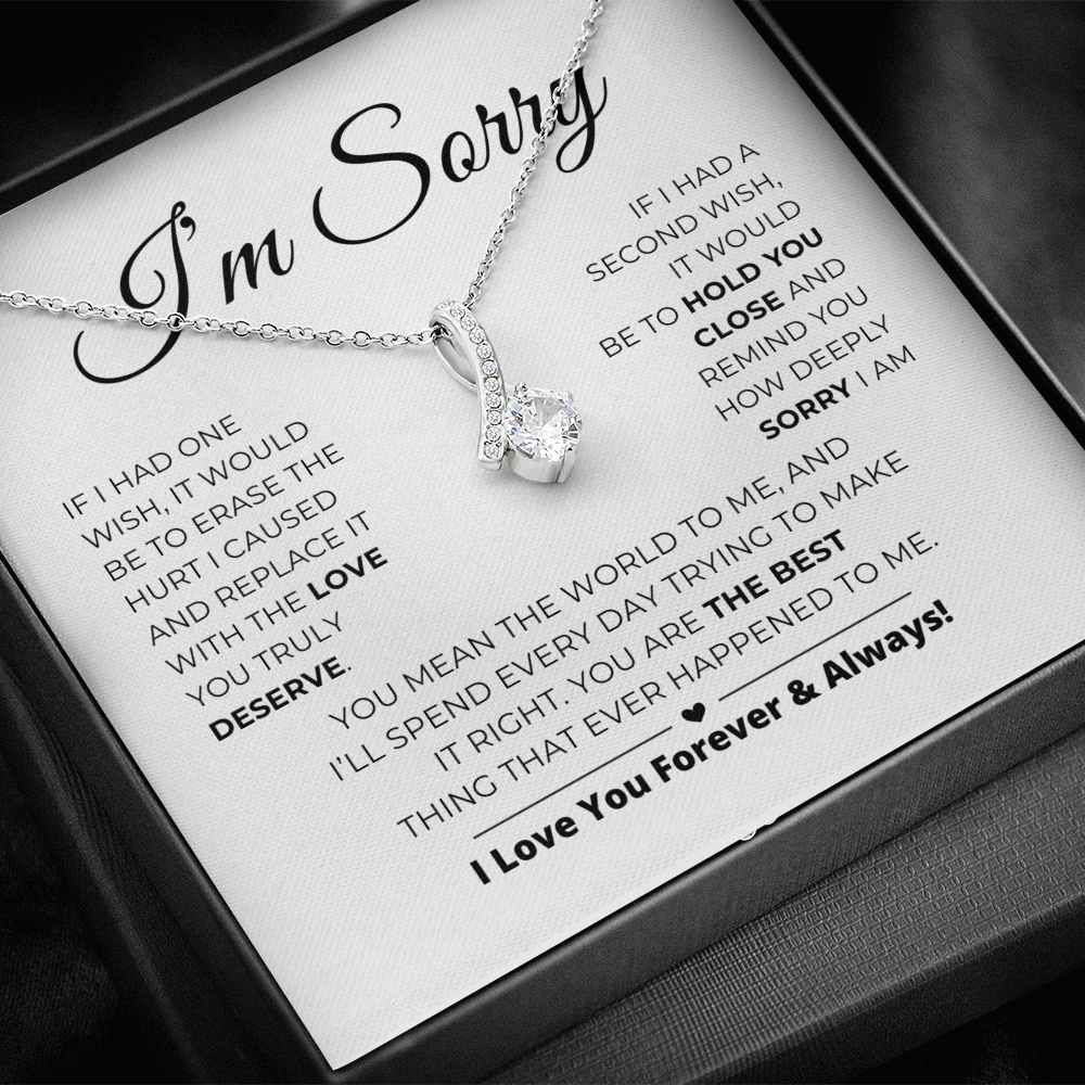 I'm Sorry - You Mean The World To Me - Alluring Beauty Necklace