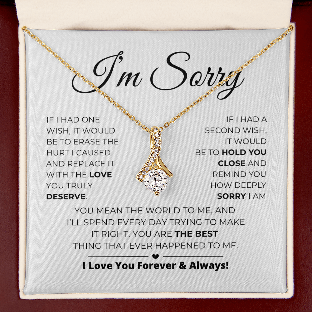 I'm Sorry - You Mean The World To Me - Alluring Beauty Necklace
