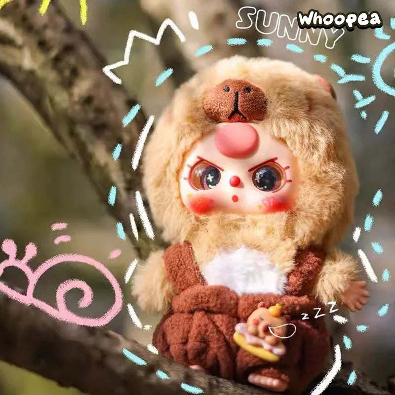 Baby Three V3 Mini Cute Series Plush Dolls, Blind Box
