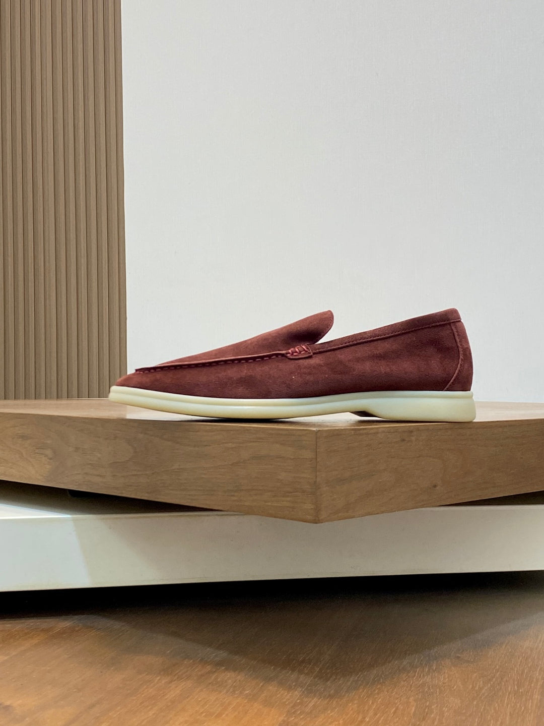 Loro Piana Suede Leather Slip-On Loafers – Unisex