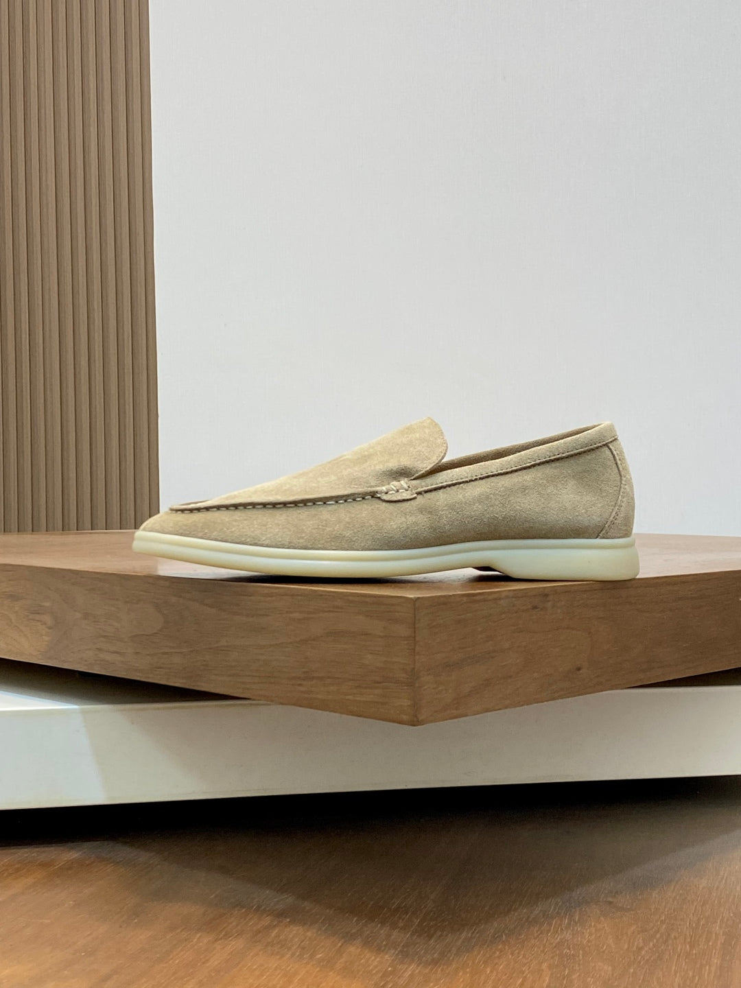Loro Piana Suede Leather Slip-On Loafers – Unisex