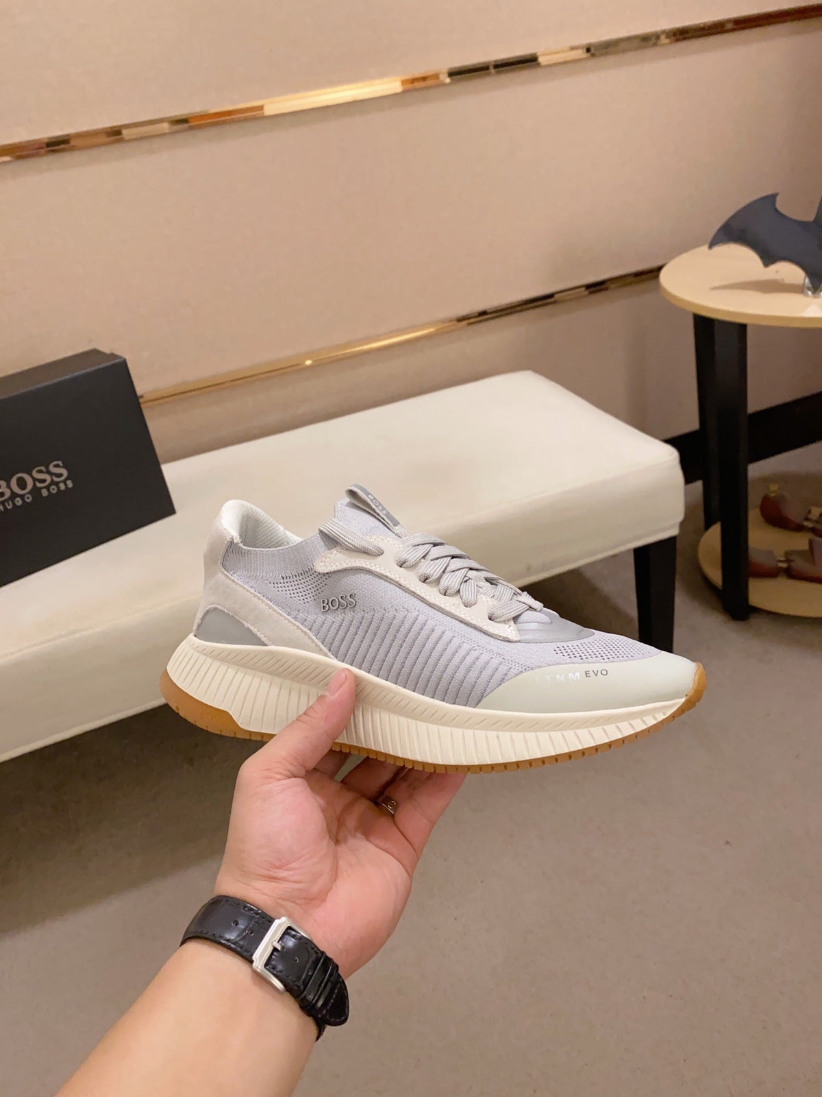 Boss Latest Casual Fly-Knit Sneakers