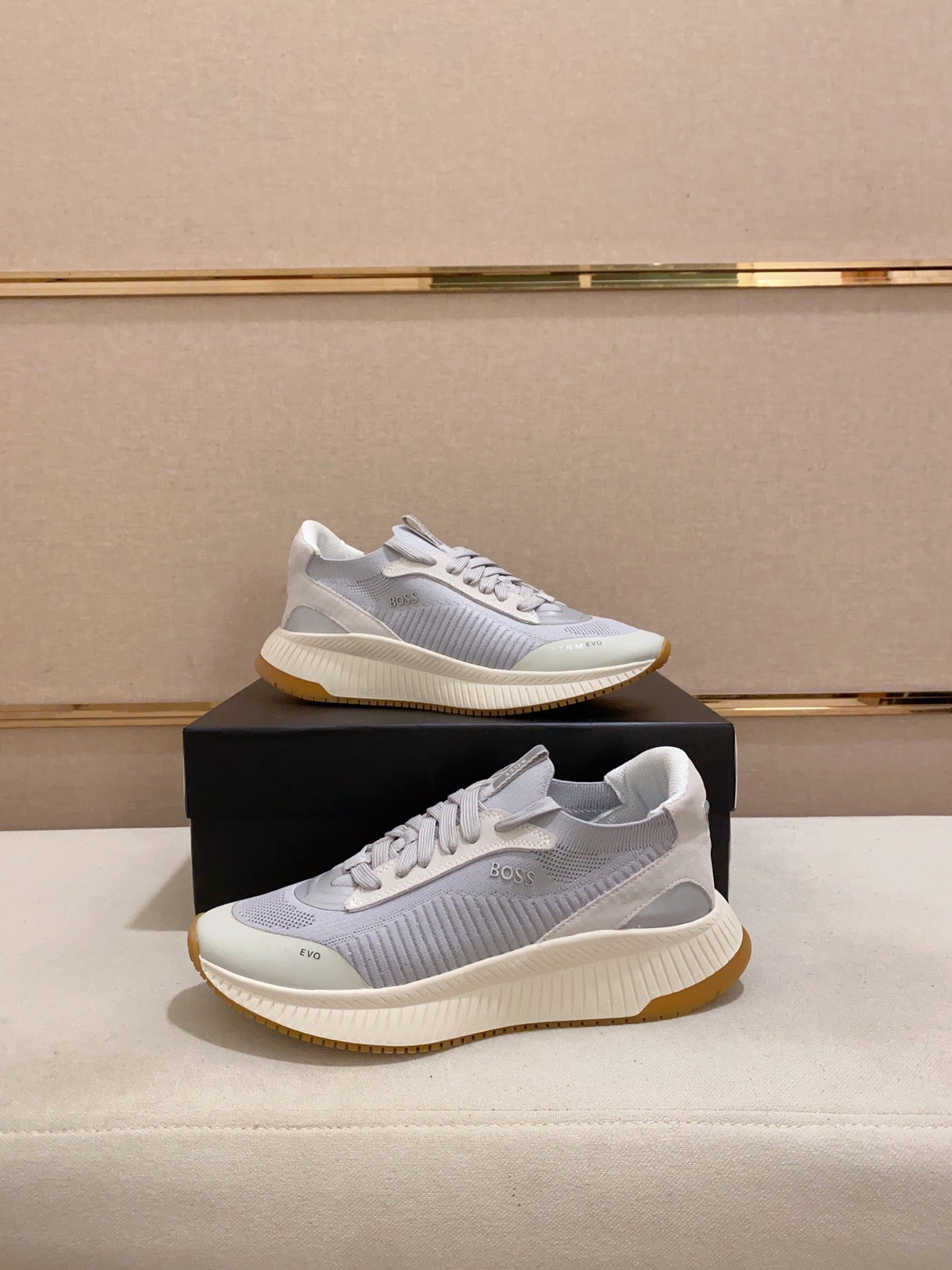 Boss Latest Casual Fly-Knit Sneakers