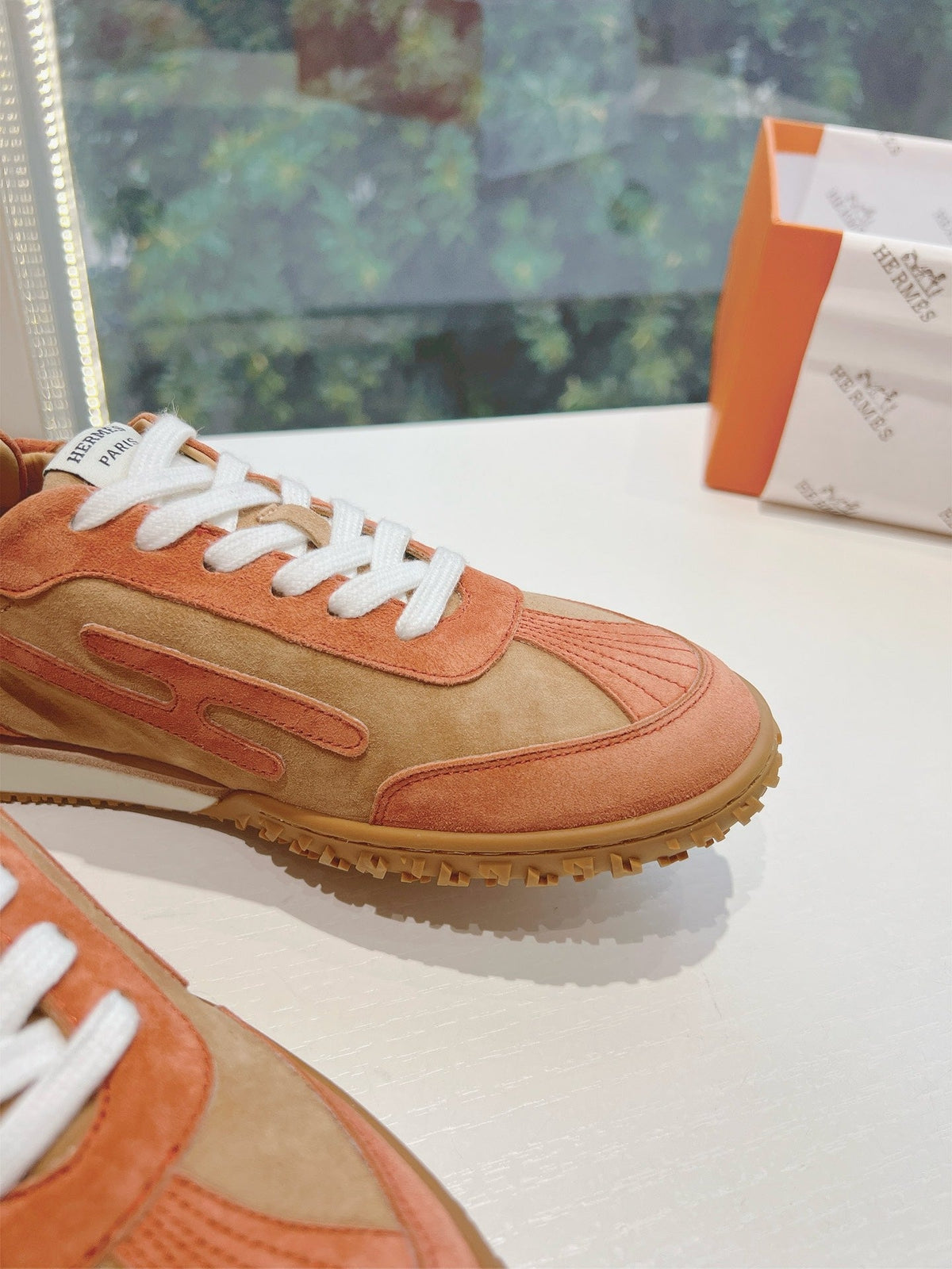 Hermès Bouncing Calfskin Sneakers