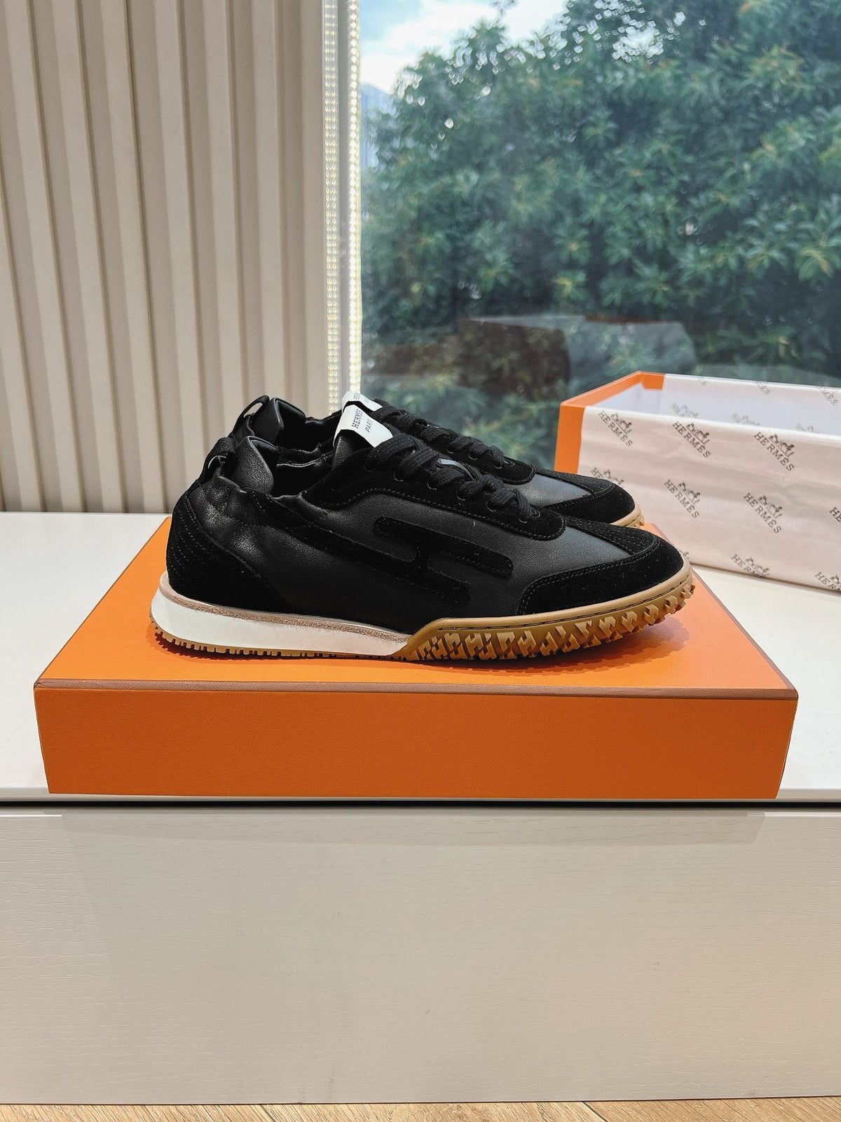 Hermès Bouncing Calfskin Sneakers