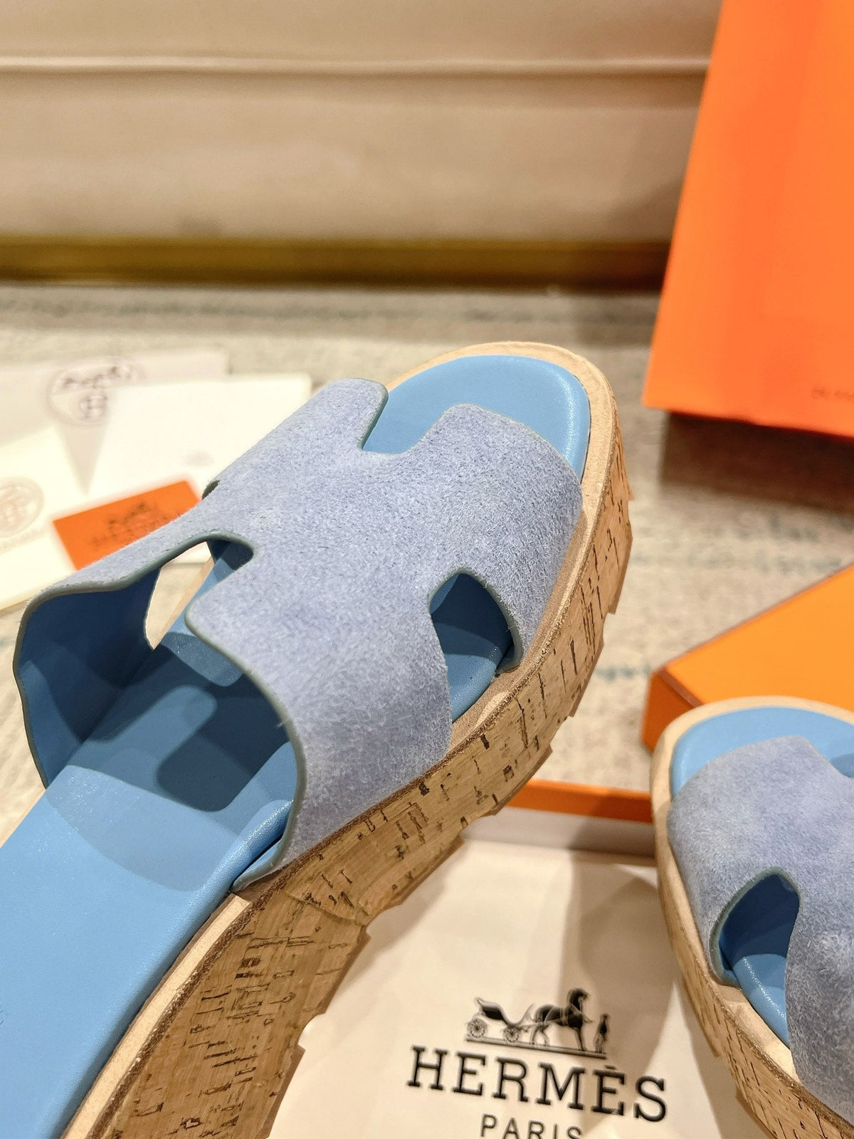 Hermès Wedge Sandals – 2024 Spring/Summer Collection