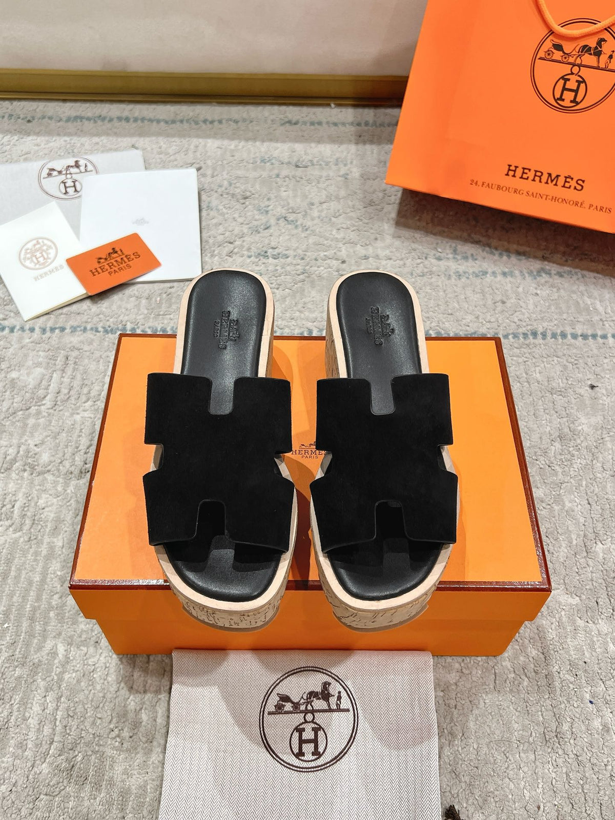 Hermès Wedge Sandals – 2024 Spring/Summer Collection
