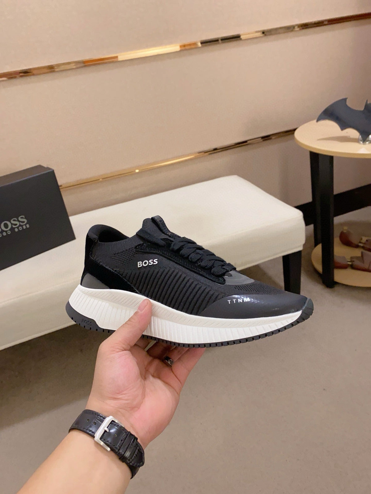 Boss Latest Casual Fly-Knit Sneakers