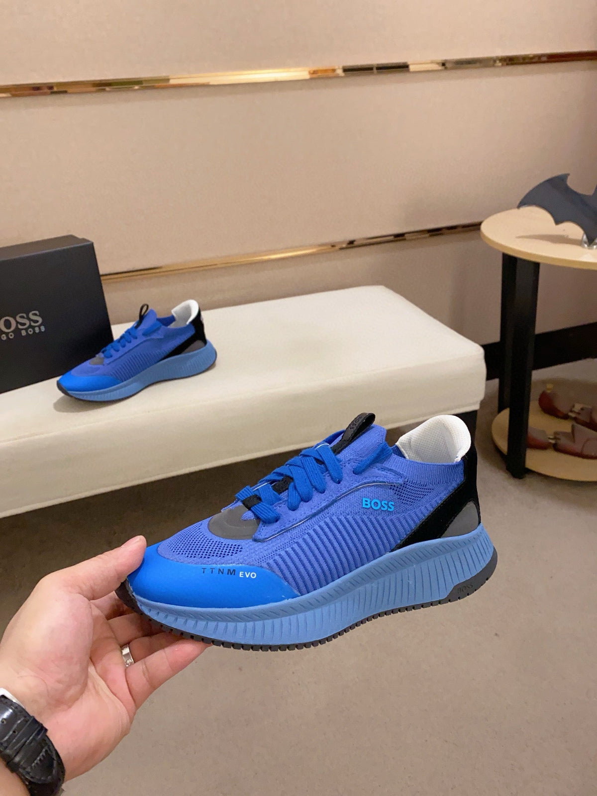 Boss Latest Casual Fly-Knit Sneakers