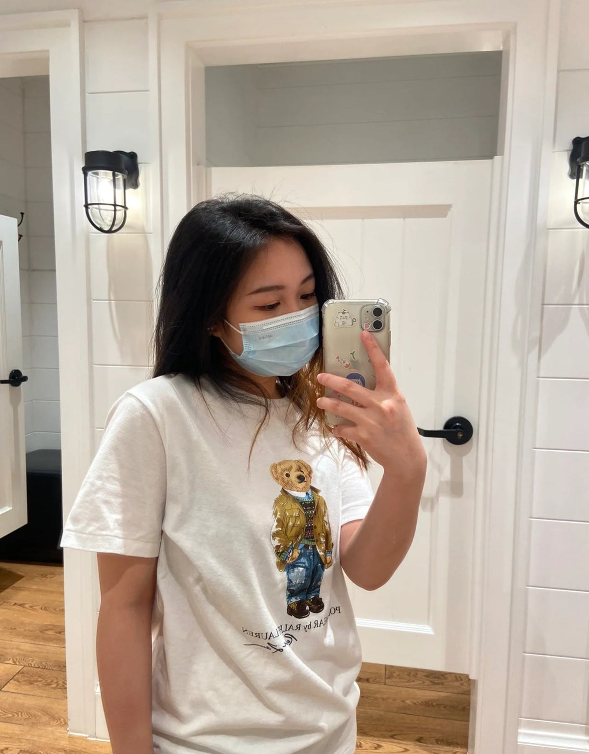 Ralph Lauren Classic Bear Print Crewneck T-Shirt