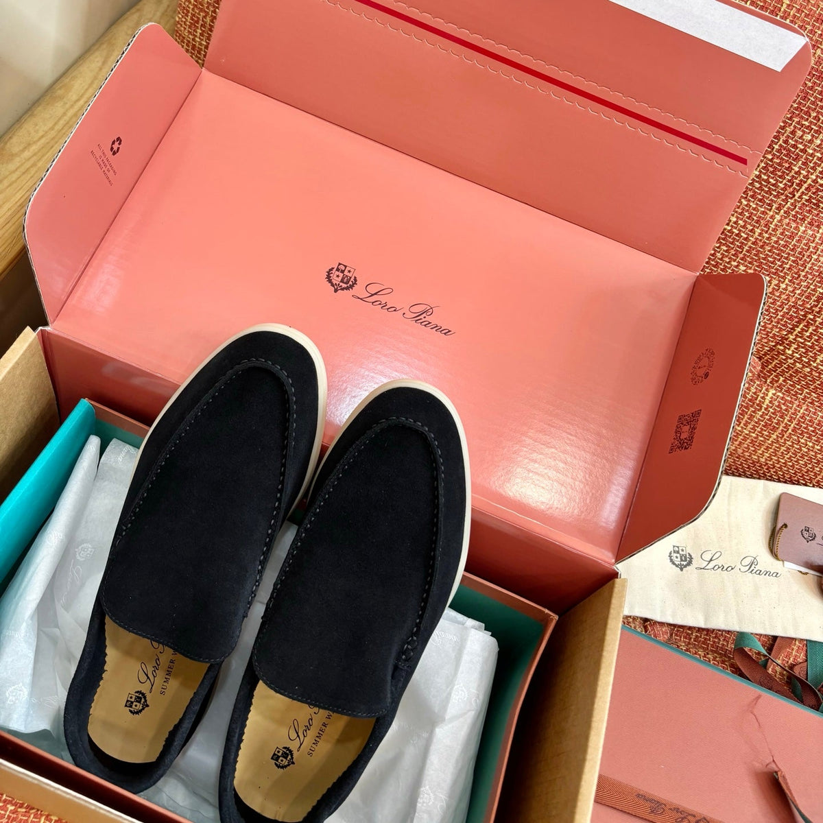Loro Piana Suede Loafers