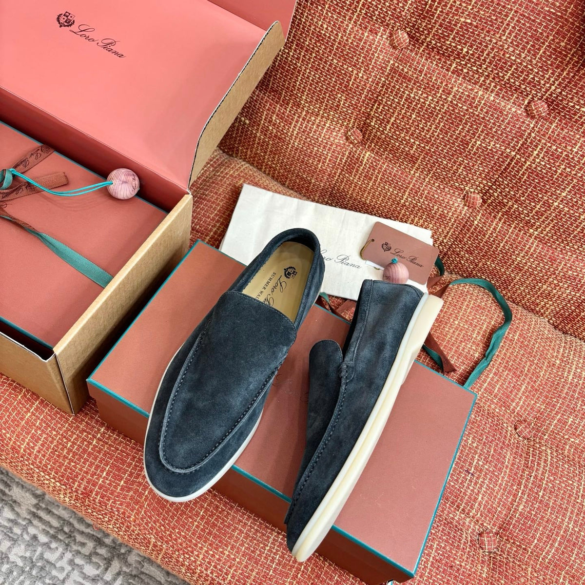 Loro Piana Suede Loafers