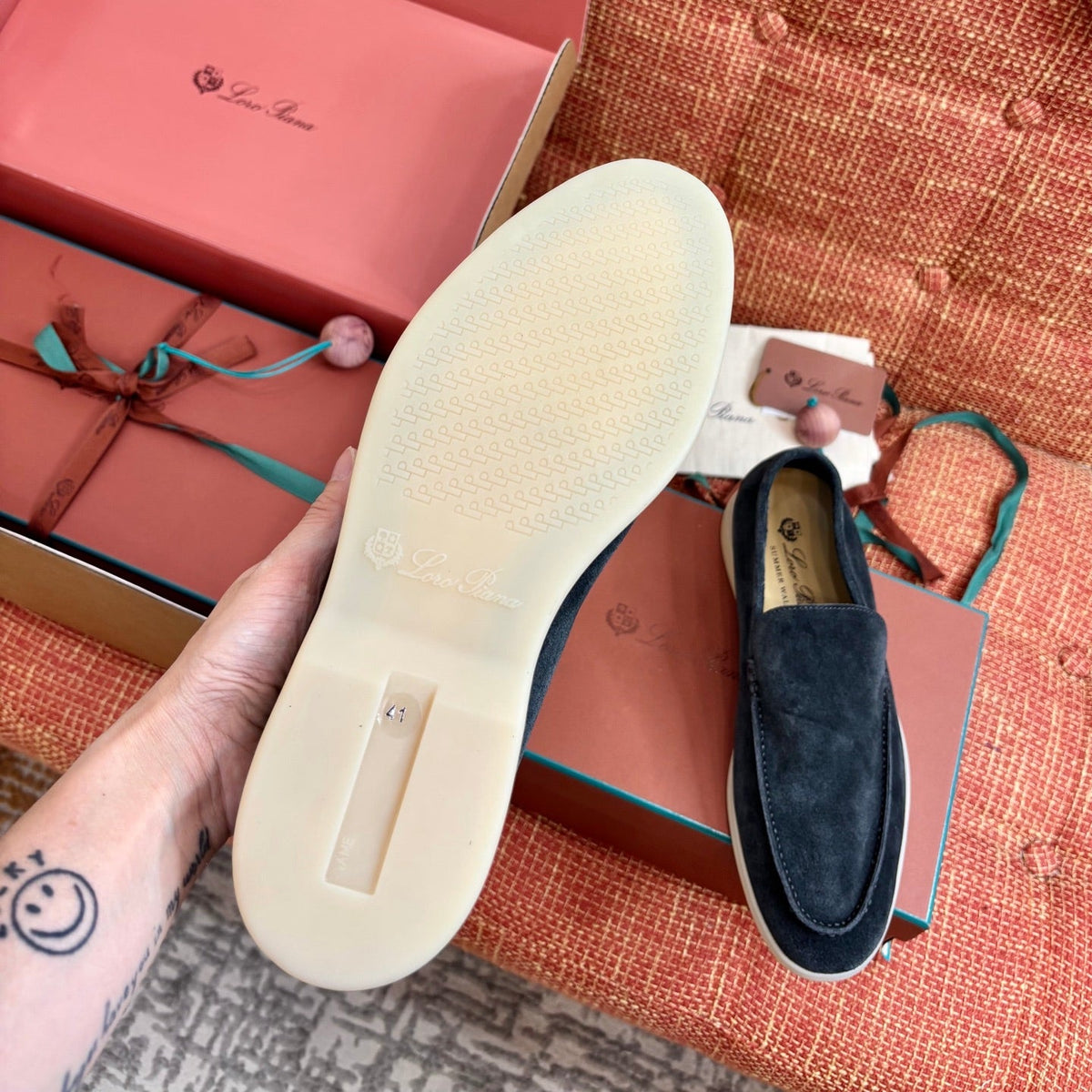 Loro Piana Suede Loafers