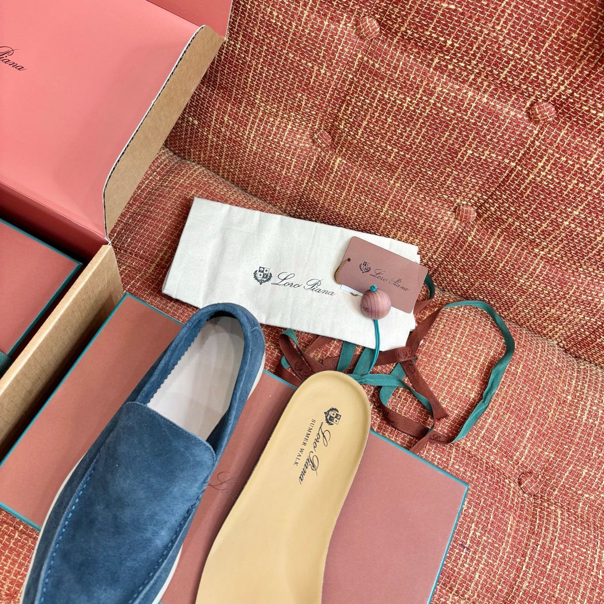 Loro Piana Suede Loafers