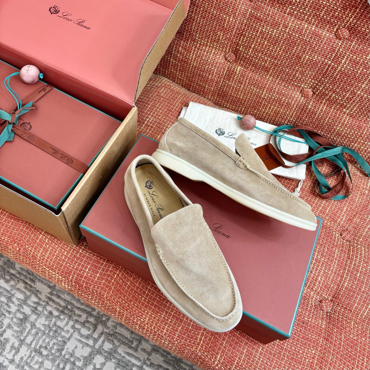 Loro Piana Suede Loafers