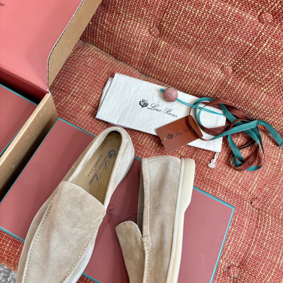 Loro Piana Suede Loafers
