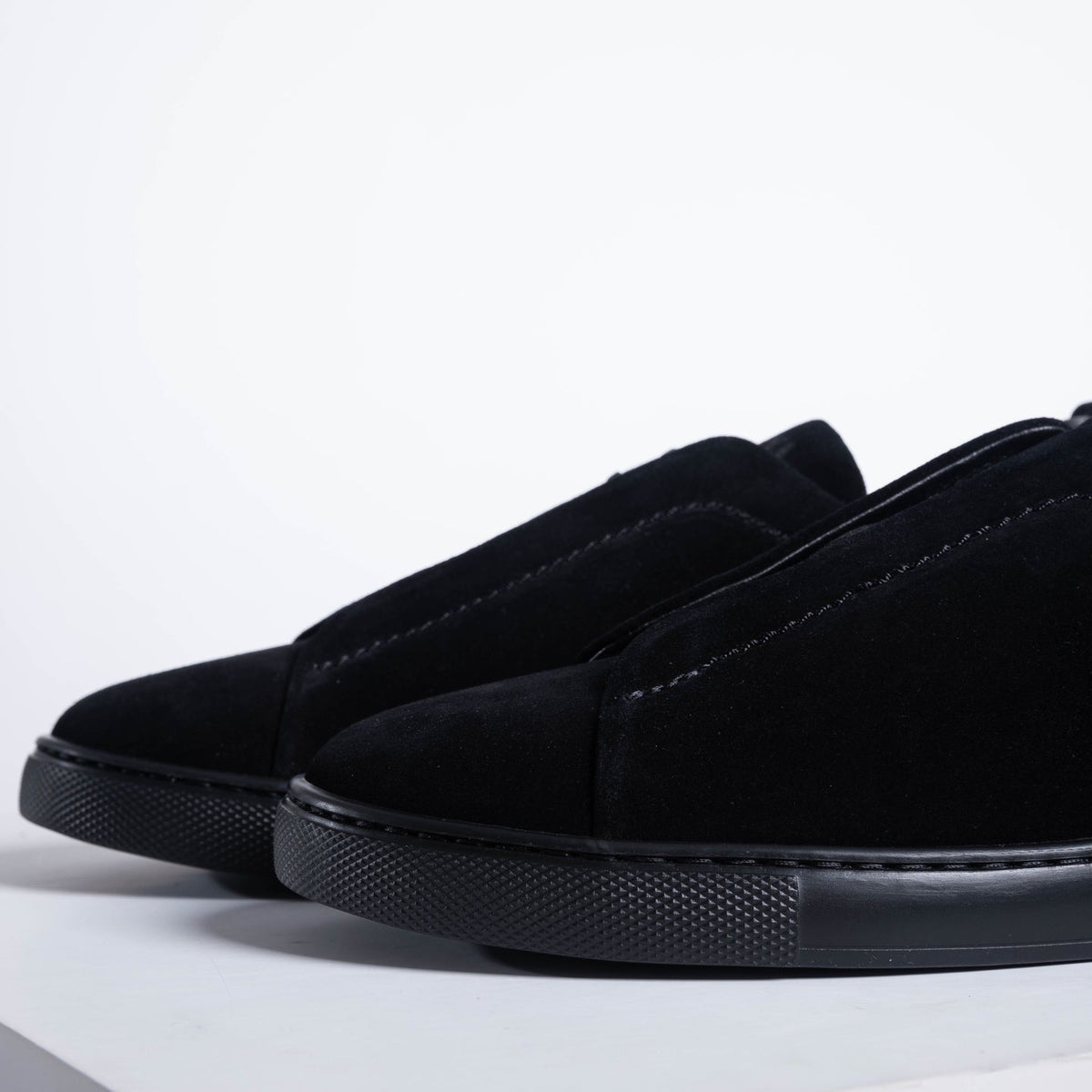 Zegna SECONDSKIN Triple Stitch Low-Top Sneakers