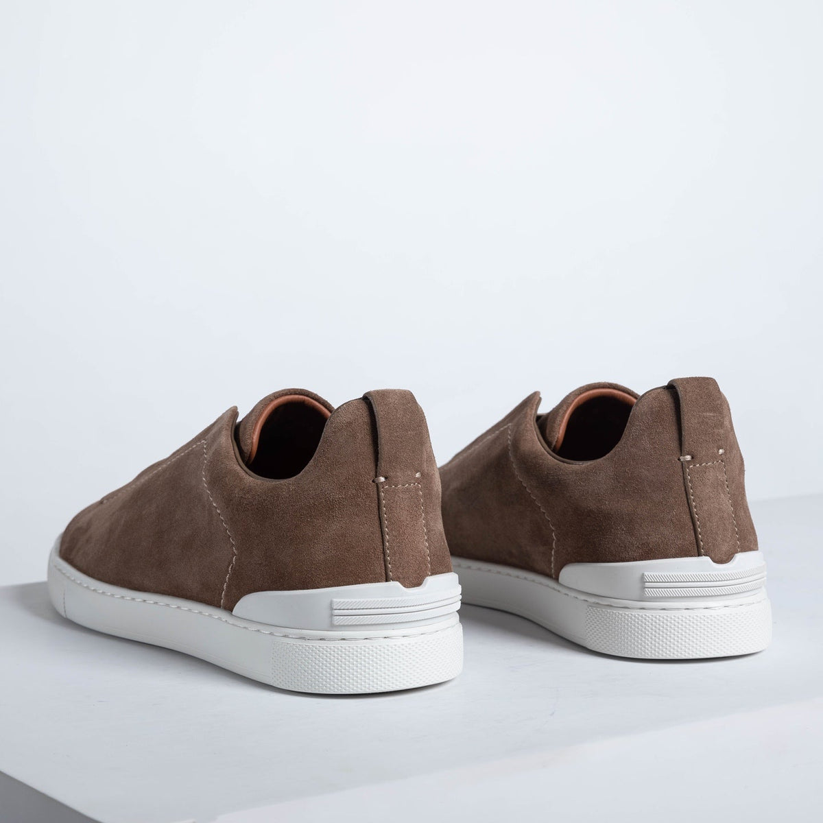 Zegna SECONDSKIN Triple Stitch Low-Top Sneakers