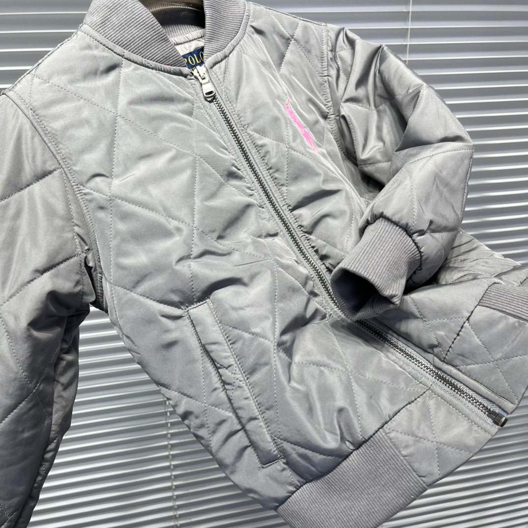 Ralph Lauren Embroidered Pony Puffer Jacket