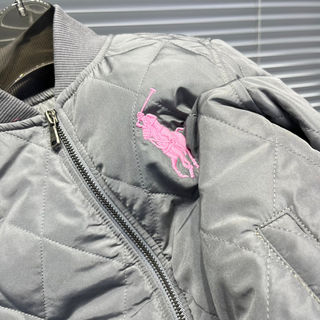 Ralph Lauren Embroidered Pony Puffer Jacket