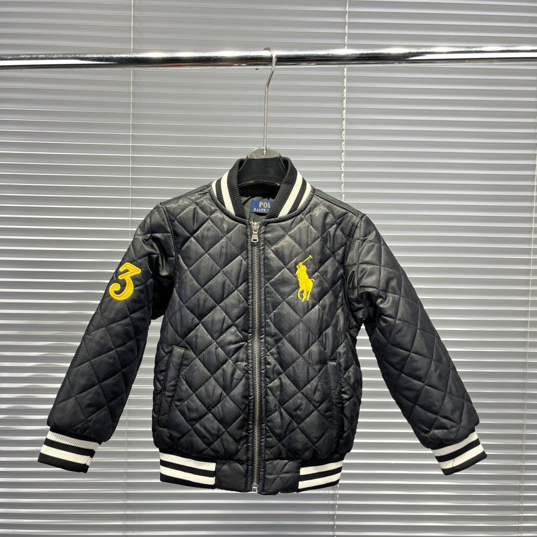 Ralph Lauren Embroidered Pony Puffer Jacket