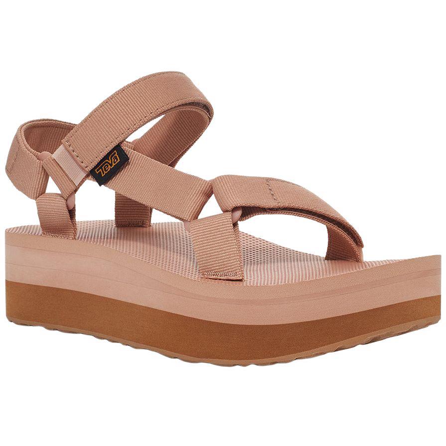 Teva Women's Flatform Universal Sandal in Maple Sugar Lion