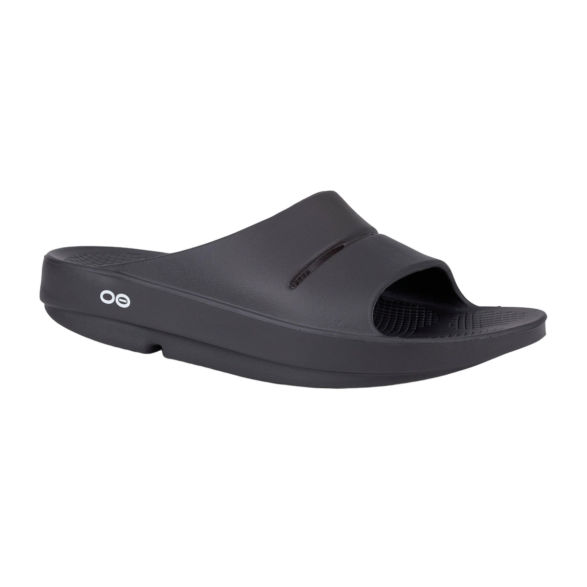 OOFOS Unisex Ooahh Slide Sandals in Black