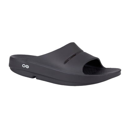 OOFOS Unisex Ooahh Slide Sandals in Black