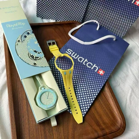 AP x Swatch Royal Pop ‘Blaue Acht’