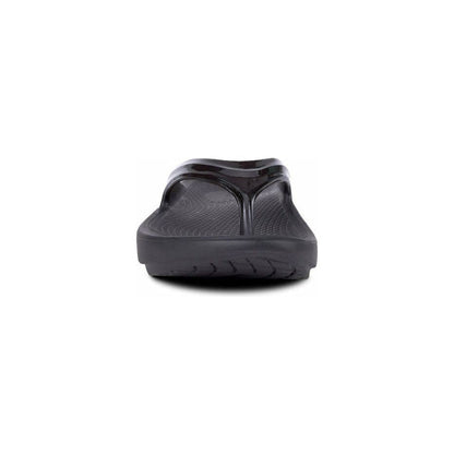 OOFOS Women's OOlala Thong Sandal in Black