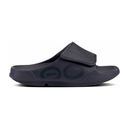 OOFOS Unisex Ooahh Sports Flex Sandals in Black Matte